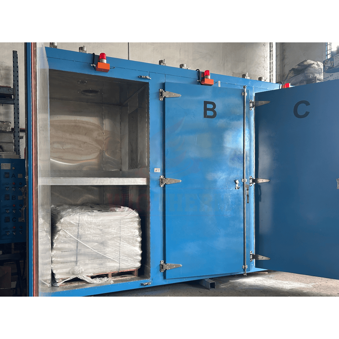 Supply and Install WINTHERM Industrial Drying Oven 3 Chambers for Chemical Resin Manufacturer at Negeri Sembilan Malaysia